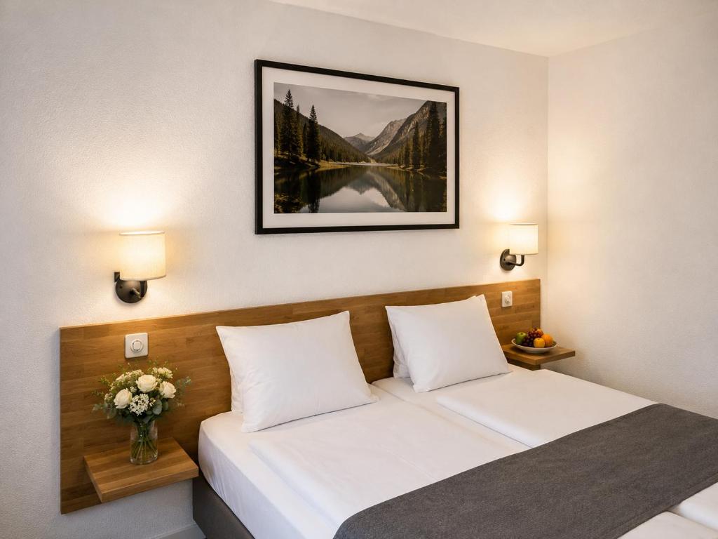 Single room with private bathroom at Hotel Drei Könige